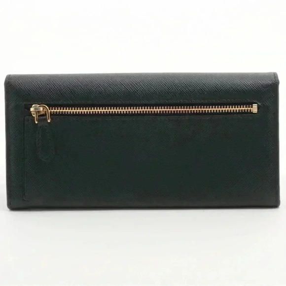 AUTHENTIC Prada Saffiano Metal Continental Flap Wallet multi color inside - Picture 7 of 16
